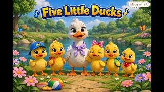 Five Little Ducks – Classic Kid Counting Song for Kids