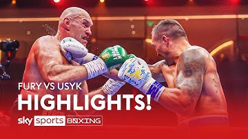 HIGHLIGHTS! Oleksandr Usyk beats Tyson Fury for Undisputed crown 👑
