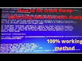 How to fix crash dump  collecting data for crash dump windows 7 fix  blue screen 0x0000009f