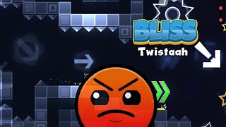 Bliss by: twistaah [ALL COINS] (Daily challenge harder ⭐7) - Geometry Dash 2.2