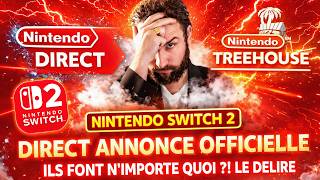 NINTENDO SWITCH 2 DIRECT ANNONCE OFFICIELLE 😱 MAIS NINTEN...