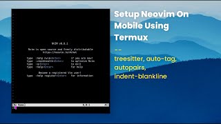 Syntax Highlight, Autotag HTML, Buffer, Indent Guide, Autopairs - My Neovim Setup From Scratch