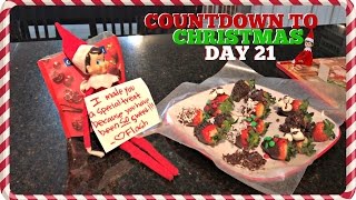 COUNTDOWN TO CHRISTMAS 2016: DAY 21: ELF ON THE SHELF & ADVENT CALENDAR