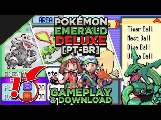 Pokémon Emerald PT-BR - [ROM] 2004 - Agora dá Para Entender! 