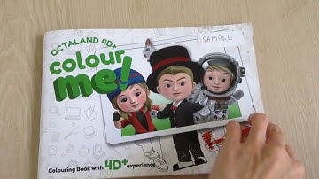 Inside Octaland 4D Color Me Book !