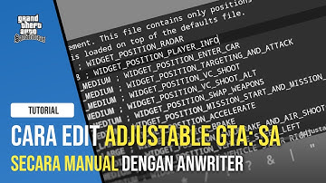 Cara Edit Adjustable secara Manual