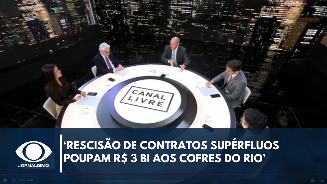 Rescisão de contratos supérfluos já poupam R$ 3 bi aos cofres do Rio, diz governador interino