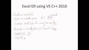 Excel dll using C++ VS 2010 express with debugging