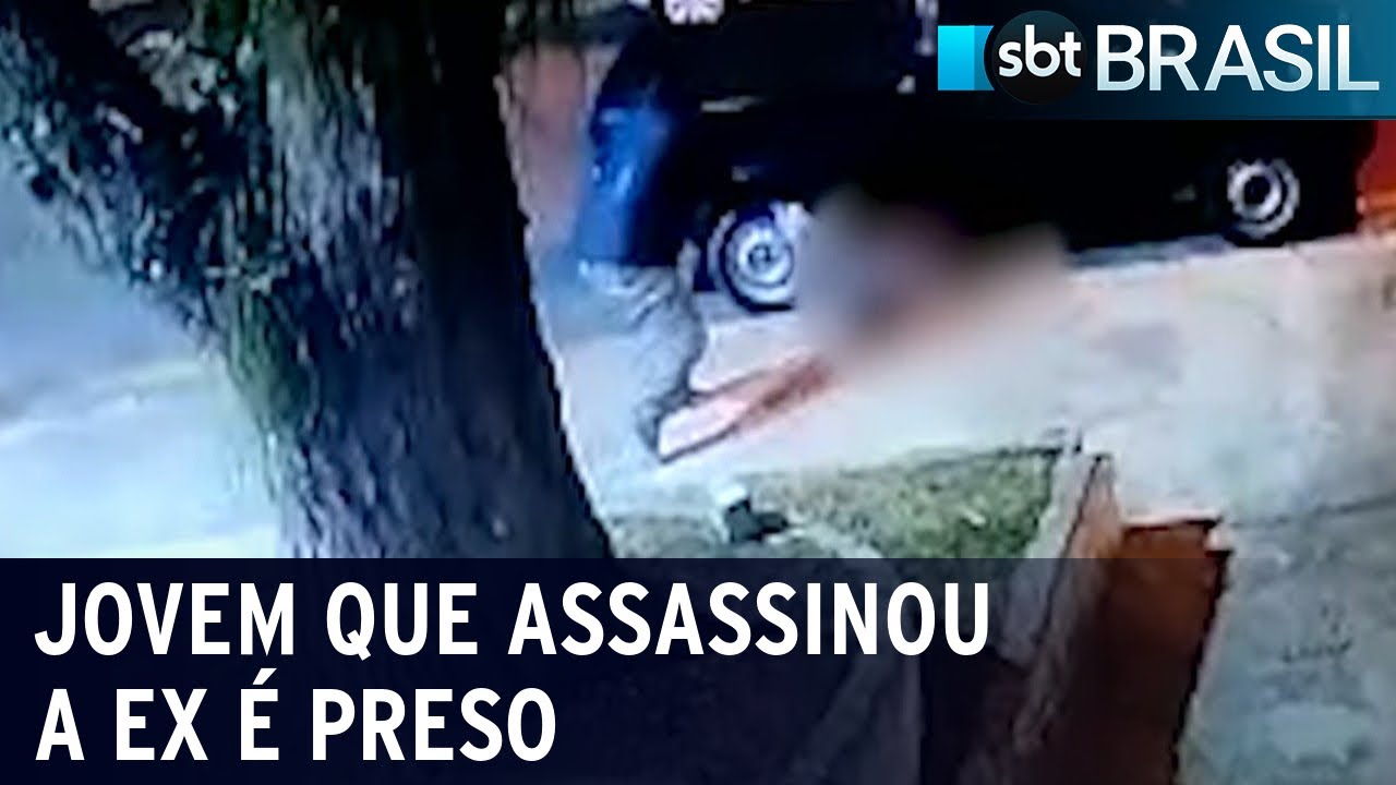 Jovem que matou ex-namorada em Pindamonhangaba, interior de SP, é preso | SBT Brasil (21/05/22)