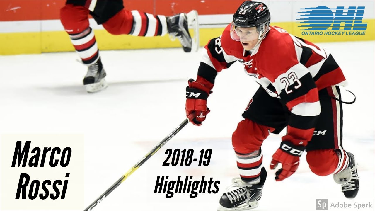Marco Rossi | 2018-19 OHL Highlights | HD - YouTube
