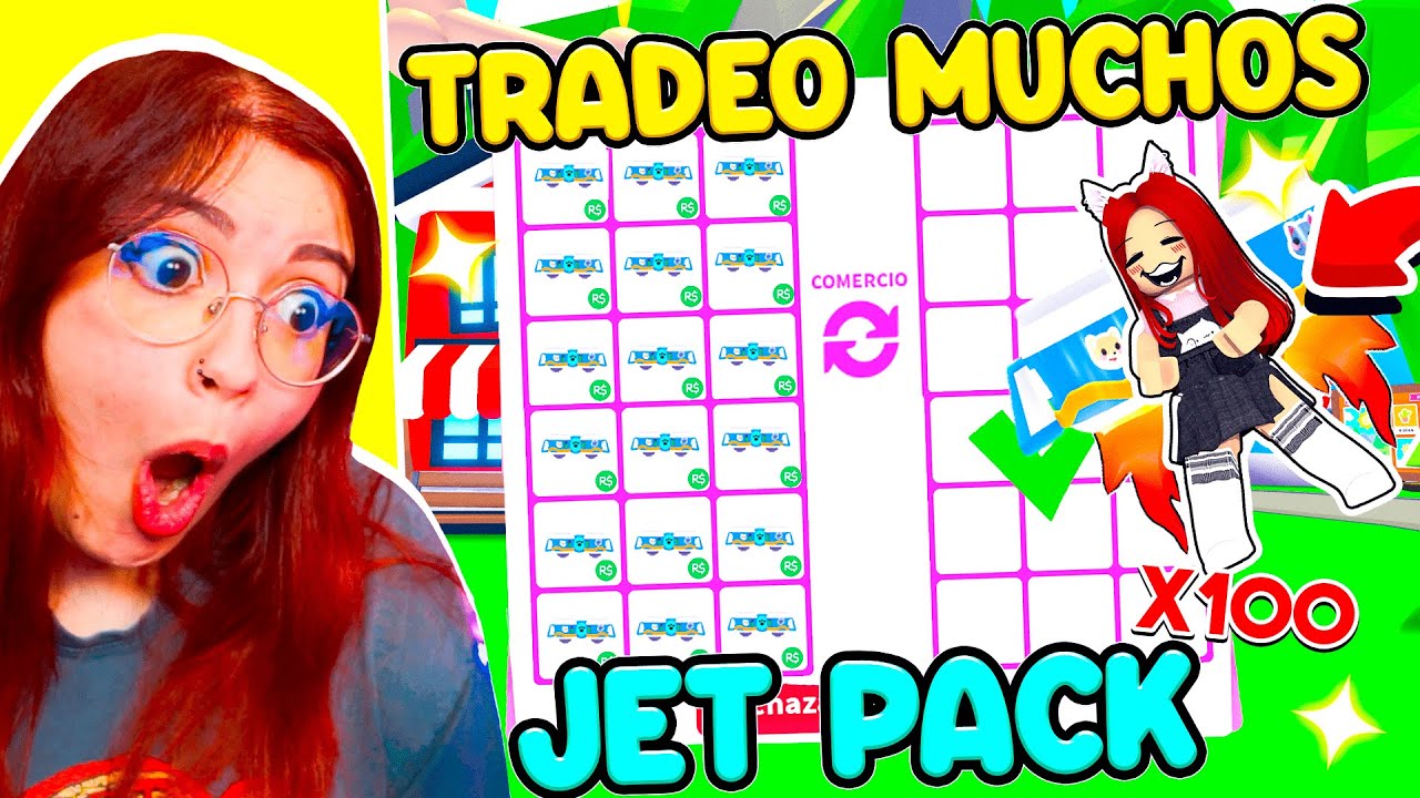 TRADEANDO *NUEVOS* JETPACK de *800 ROBUX* por ESTAS COSAS!! en ADOPT ME ...