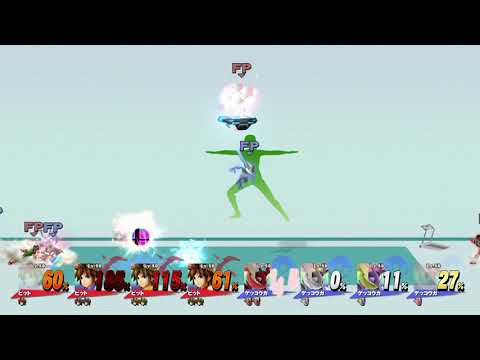 スマブラWiiU 同類アミーボ 4vs4 アイテムあり その15
