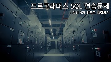 Programmers 프로그래머스 SQL 연습문제 | 상위 N개 레코드 출력하기