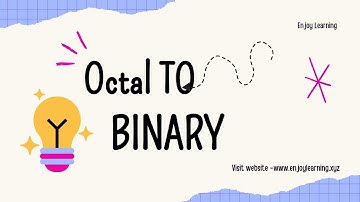HSC ICT Chapter 3.1 | Octal to Binary | Easy step to learn