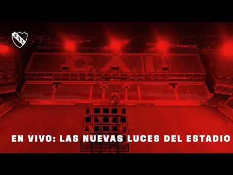 Nueva iluminación inteligente LED del estadio Libertadores de América.