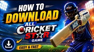 How to download All cricket star game and enjoy new mobile game screenshot 5