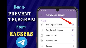 How to Prevent your Telegram Account from Hackers || Set up Telegram Two-Step Verification