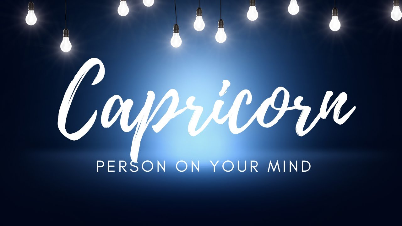 Capricorn this is why they are not telling you everything!💕Person on Your Mind Tarot Reading