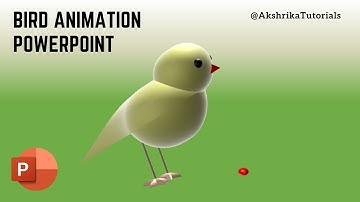 Power Point Presentation Topic Animation - Bird Animation Tutorial 🐦