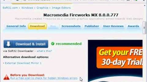 Macromedia Fireworks MX 2004 - Tutorial Part 1