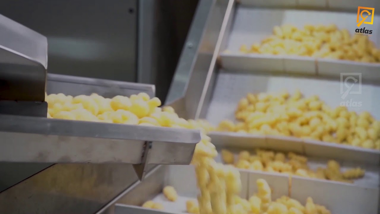 Mix shapes corn chips - Fully automatic double production line with weighers machines
