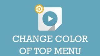 Customize JSN template video: Change color of top menu