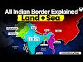 All International Borders of India in One Video | India's Border Through Animation | StudyIQ IAS