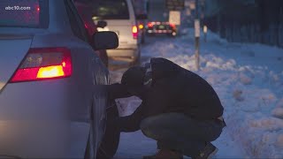 Shell gas station along Nyack Road and I-80 serves stranded drivers