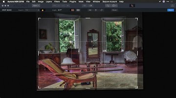 Cropping for Export in Aurora HDR 2018