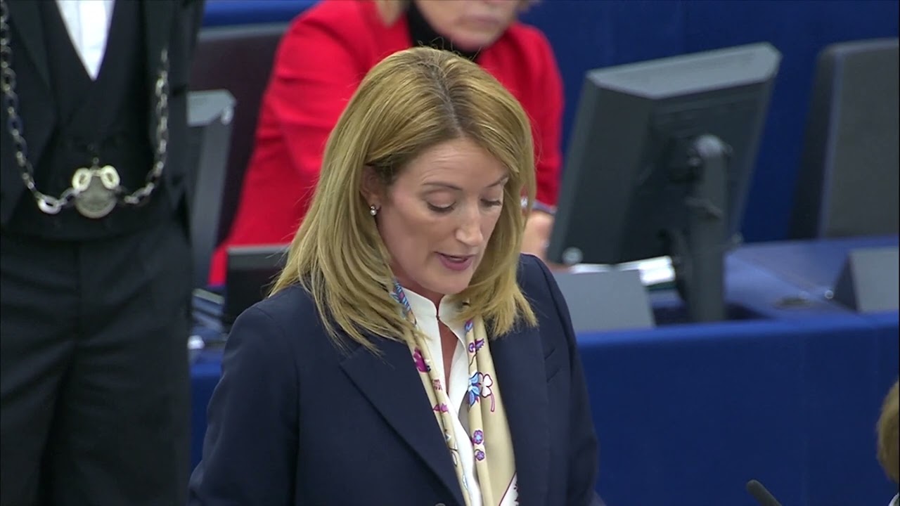 Roberta Metsola sends message to Iran's protests! We hear you. The world sees you. We are with you!