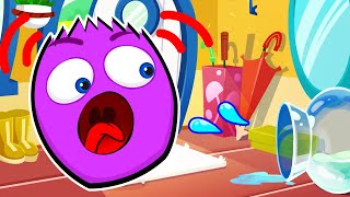 Op and Bob&#39;s Fun Learning Adventure: DRY vs WET | Interactive Cartoon for Kids.