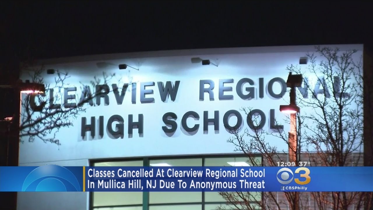 Classes Cancelled At Clearview Regional School In Mulica Hill Due To Anonymous Threat