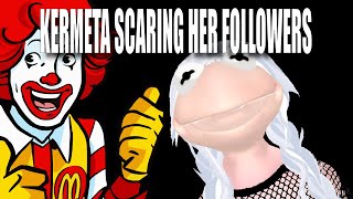 Kermeta Scaring her Followers