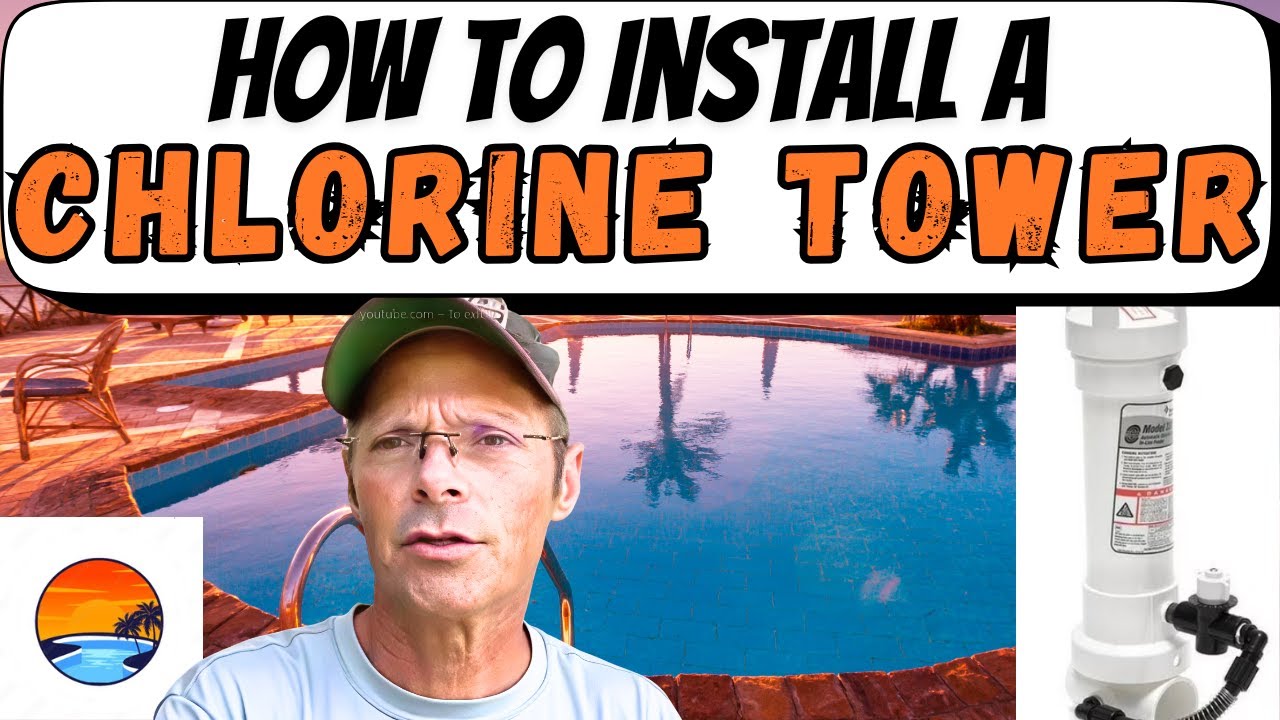 Installing Chlorinator How to Install Pentair Rainbow Chlorine Tower on a Swimming Pool ...