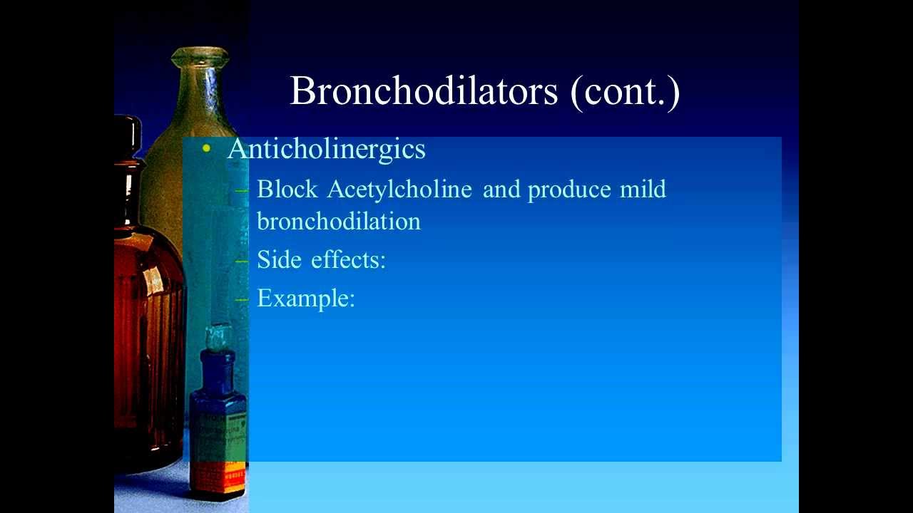 Pharmacology of the Respiratory System Lecture Part 2 Narrated - YouTube mochoc15