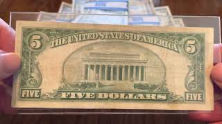 1929 $5 Federal Reserve Bank note