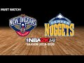 MUST WATCH NEW ORLEANS PELICANS Vs DENVER NUGGETS NBA2K14 Season 2019 2020 Holiday Vs Murray 