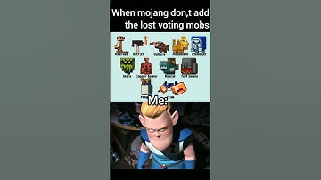 #Minecraft When mojang don,t add the lost voting mobs