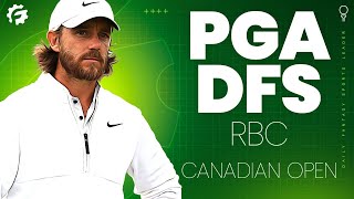 DRAFTKINGS PGA DFS FIRST LOOK THIS WEEK (RBC Canadian Open)