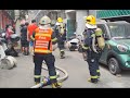 【Fire scene】Beijing fire truck responding to residential building&#39;s kitchen catches fire