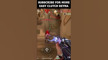 EASY CLUTCH WITH REYNA  #valorant #shots #gaming #gameplay #gainsubscriber #trending #shorts #new
