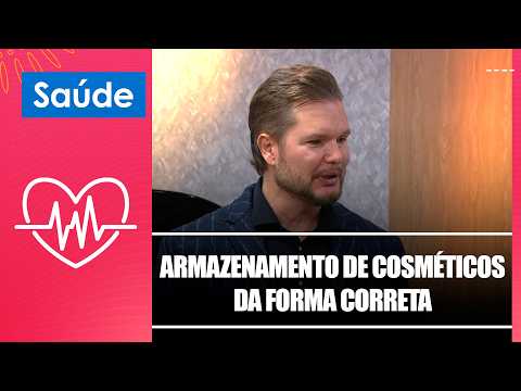 Aprenda a armazenar seus cosméticos da forma correta com o farmacêutico Jamar Tejada – 25/06/26