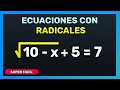 ECUACIONES CON RADICALES - Ecuación con radicales (Super fácil)