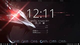 My Desktop use Wallpaper engine - Rainmeter - Fences My Desktop use Wallpaper engine - Rainmeter - Fences