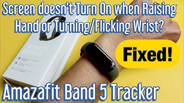Amazfit Band 5: Screen Doesn