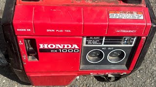 Free Honda EX1000 Generator  Will It Run?