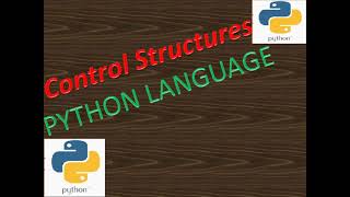 #Control Structures in PYTHON--sequential