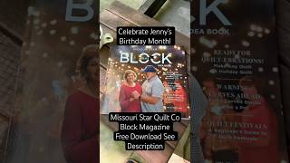 🎉 Jenny’s Birthday Month = Free BLOCK Magazine! 🎉