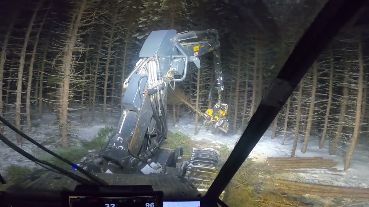 Viikkoraportti aamuja kaikille Ponsse Fox H6