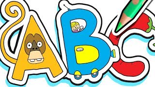 Learn the Alphabet in 1 Hour ✏️🐯 ABC Fun for Kids - Turn Letters into Drawings! screenshot 3